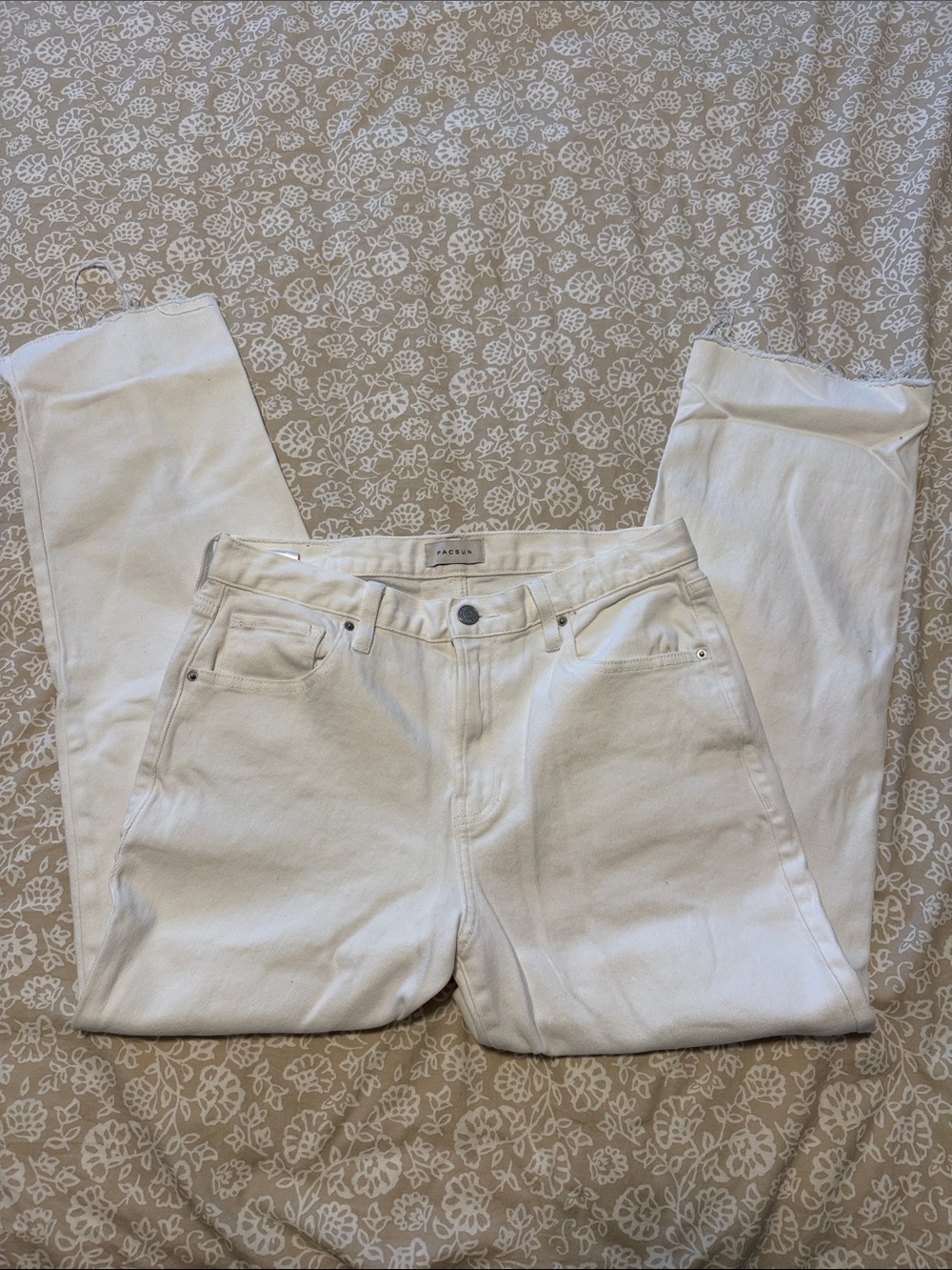 Pacsun White 90s Straight Jeans